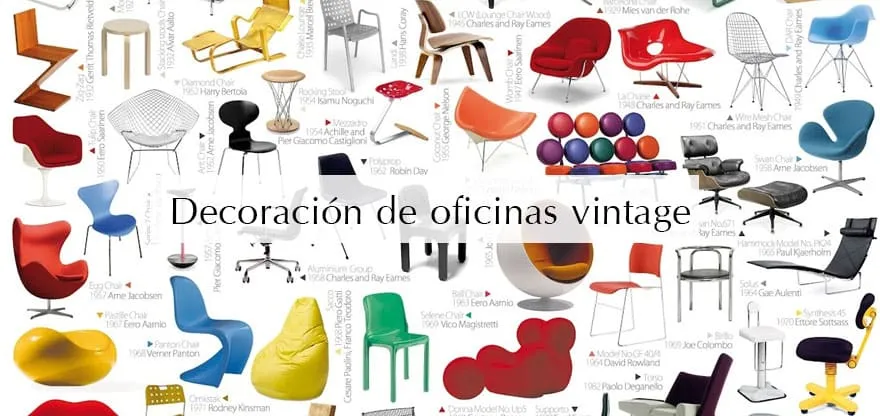 Ideas de decoración para una oficina vintage