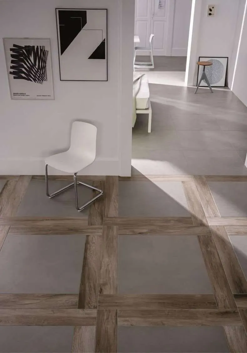 Cómo combinar dos suelos diferentes en la decoración de oficinas 