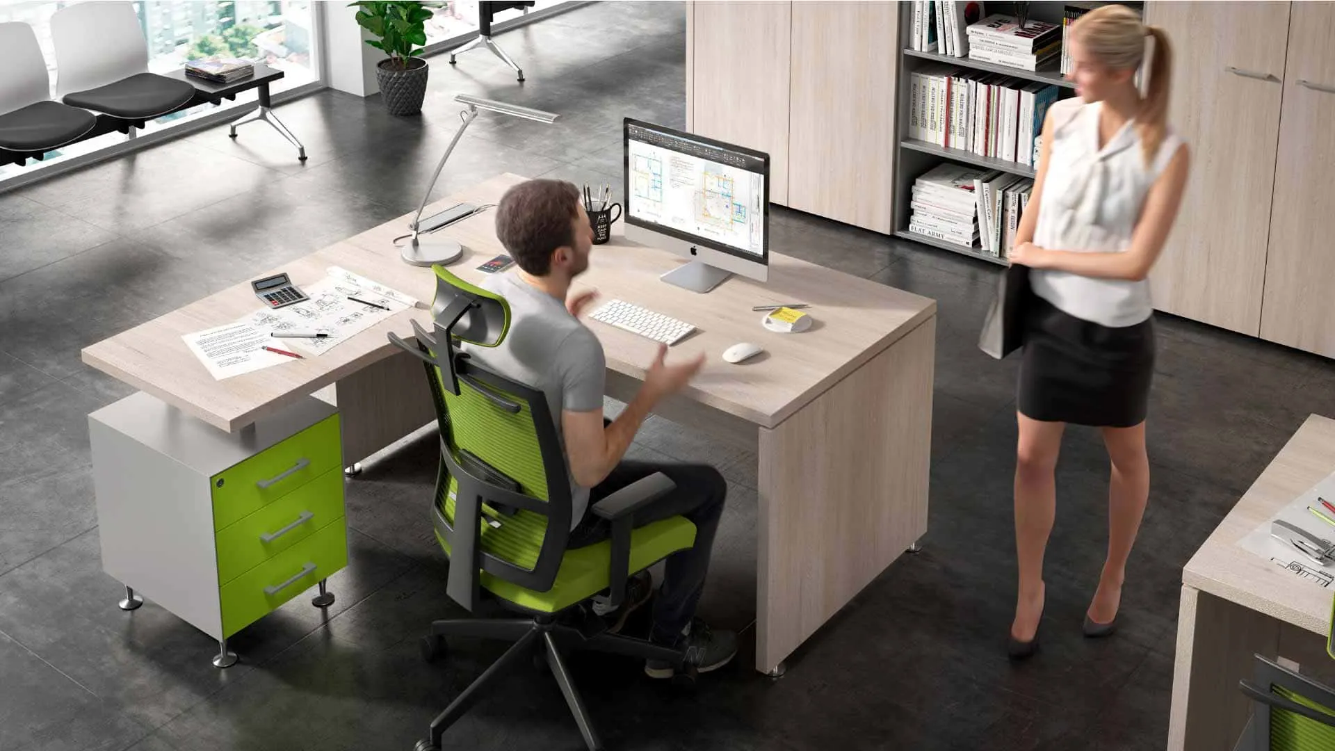 Oficinas modulares prefabricadas