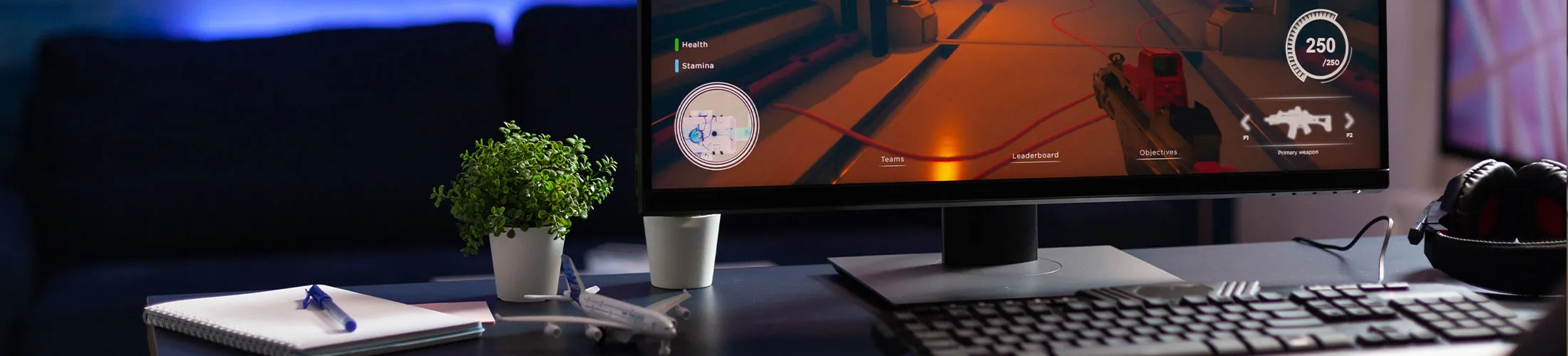 Monta tu setup gamer perfecto para jugar y estudiar en tu habitación
